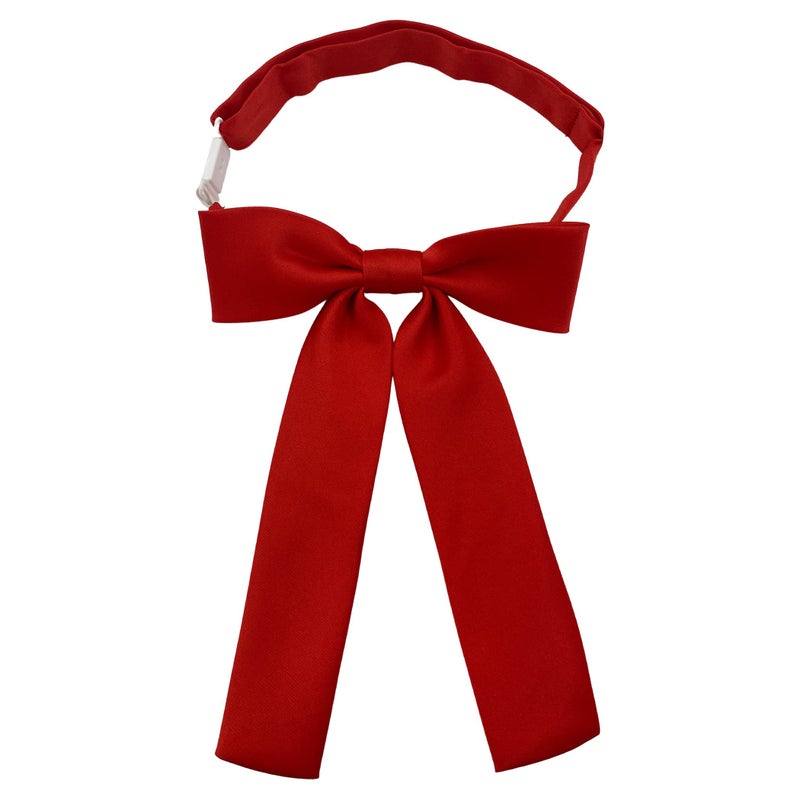 SYAYA Bow Tie For Women, Satin Elegant Bowtie for Dresses & Graduation & School Uniform & Weddings UY-WBT-8 (Red) - Image 1